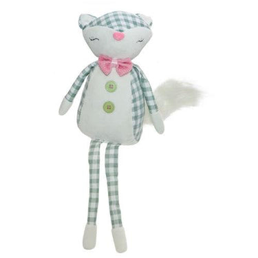 Buffalo Check Sitting Spring Fox - The Fox Decor